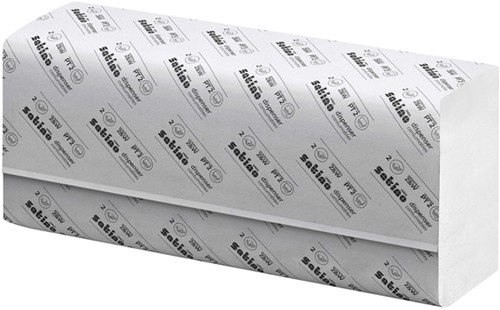 Handdoek Satino Prestige W-vouw 21x32cm 2-laags 3000st-2