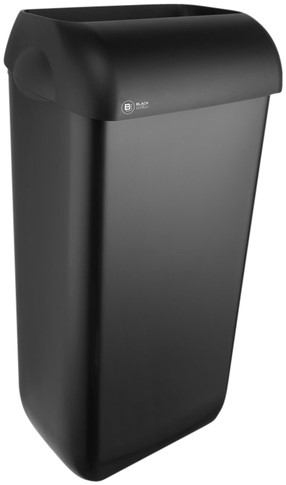Afvalbak Satino Black 23 liter zwart
