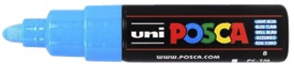 Paintmarker Uni POSCA PC7M breed lichtblauw