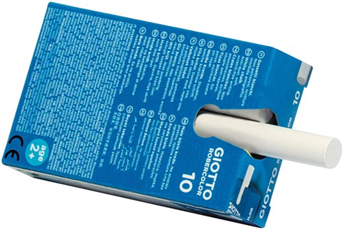 Schoolbordkrijt Giotto wit doos à 10 stuks-2
