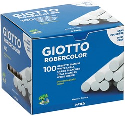 Schoolbordkrijt Giotto wit doos à 100 stuks