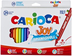 Viltstiften Carioca Joy set à 12 kleuren