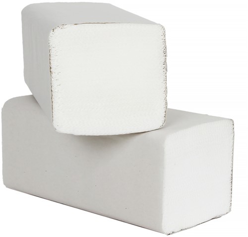 Handdoek Blanco Z-vouw 2L 24x21cm 3200st-3