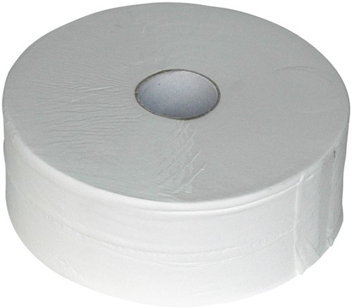 Toiletpapier Euro Products P4 jumbo groot recycled 2-laags 380m wit 240238-2