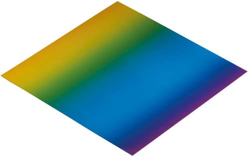 Vouwblaadjes Folia Regenboog 15x15cm assorti pak à 100 vel-2