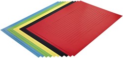Vlechtstrokenpapier Folia 130g/m² 35x50cm assorti pak à 10 vel