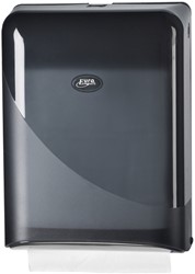 Dispenser Euro Pearl vouwhanddoekken Z-vouw zwart