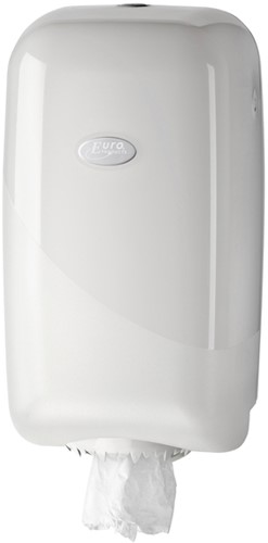 Dispenser Euro Pearl poetsrol mini wit