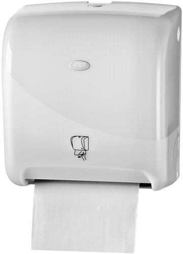 Dispenser Euro Pearl handdoekrol matic wit