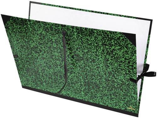 Tekenmap Canson Classic Annonay lintsluiting 520x720mm groen