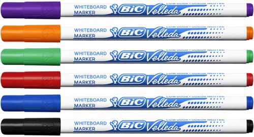 Etui 8 BIC Whiteboard Marker Velleda 1721 : assortie-2
