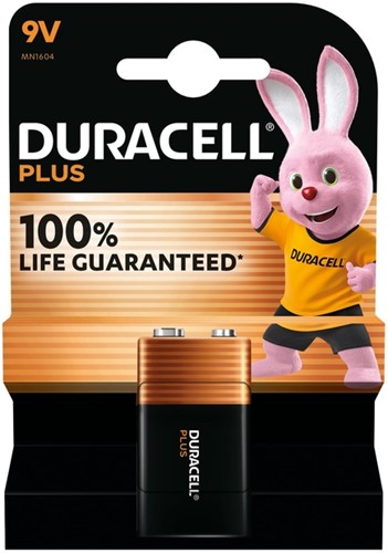 Batterij Duracell Plus 1x9Volt