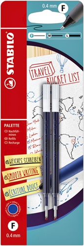 Vullingen STABILO Palette blauw blister à 2 stuks