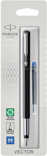 Vulpen Parker Vector medium blauw blister