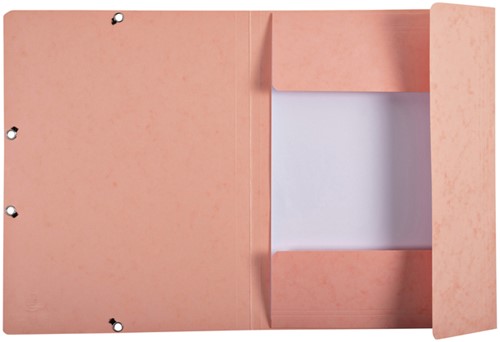 Elastomap Exacompta Aquarel 3-kleps A4 glanskarton roze-2