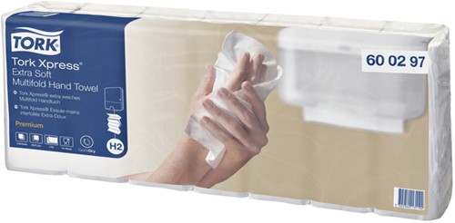 Handdoek Tork H2 600297 Premium 2laags 21x34cm 7x100st-2