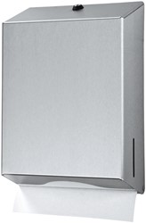 Dispenser Euro vouwhanddoekken RVS