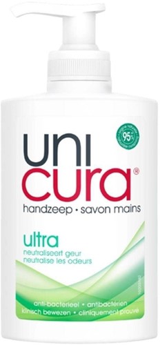 Handzeep Unicura vloeibaar Mild 250ml met pomp