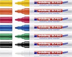 Paintmarker edding 8750 industrie 2-4mm oranje