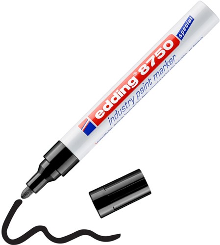 Paintmarker edding 8750 industrie 2-4mm zwart-2