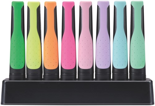 Markeerstift STABILO GREEN BOSS 6070/8 pastel assorti deskset à 8 stuks-2