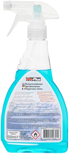 Ruitenontdooier ProPlus spray 500ml blauw