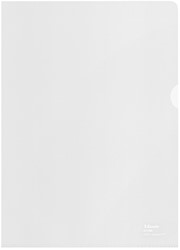 Insteekmap L-map Esselte A4 100% gerecycled PP transparant mat doos/100