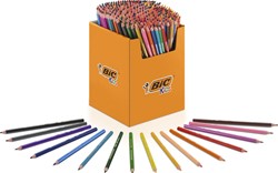 Kleurpotloden BicKids Evolution ecolutions ass schoolbox à 288 stuks