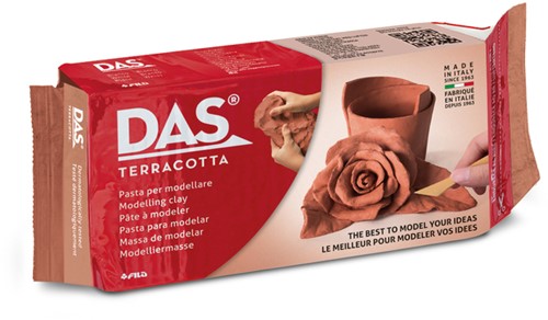 Klei DAS air hardening terracotta 1kg