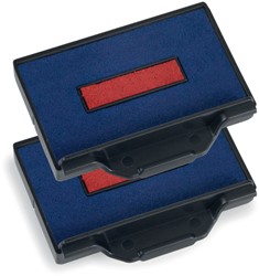 Stempelkussen Trodat Professional 6/53/2 2 stuks blauw en rood