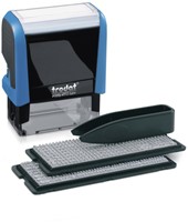 Tekststempel Trodat Printy 4912 Typomatic letterset en pincet Meerkantoor