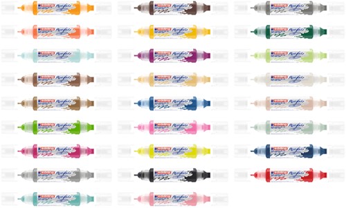 Acrylmarker edding e-5400 3D double liner pastel blauw-3