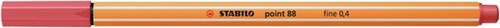 Fineliner STABILO point 88/47 fijn roestig rood-2