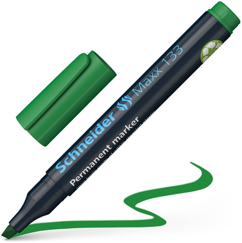 Permanent marker Schneider Maxx 133 schuin 1-4mm assorti 4 stuks-3