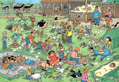 Puzzel Jan van Haasteren Junior De Kinderboerderij 360 stukjes-3