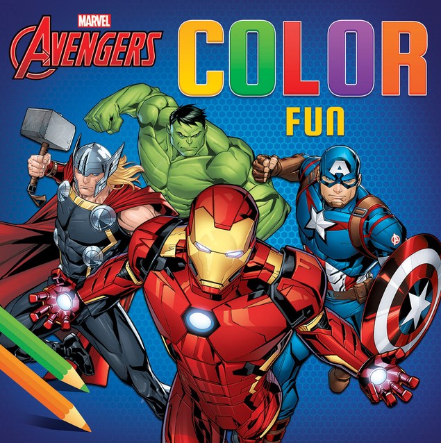 Kleurblok Marvel Avengers Color Fun Meerkantoor