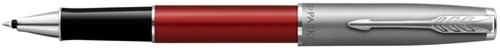 Rollerpen Parker Sonnet Sand Blasted Metal & Red Lacquer F