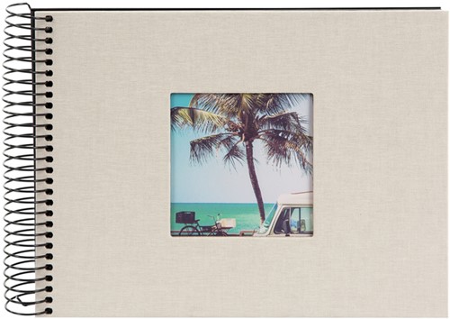 Spiraalalbum Bella Vista sandgrey