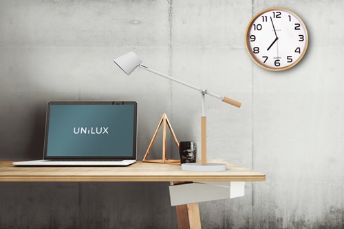 Wandklok Unilux Baltic Ø30,5cm hout/wit-3