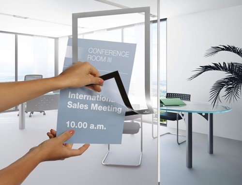 Duraframe Durable 488223 A4 zilvergrijs 10 stuks-2