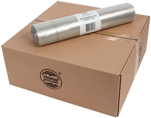 Afvalzak Cleaninq perforatie en sluitlint 400 liter doos à 84 stuks-2