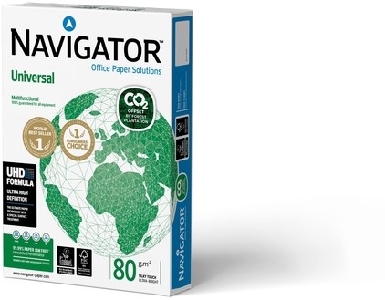 Kopieerpapier Navigator Universal CO2 A4 80gr wit 500 vel