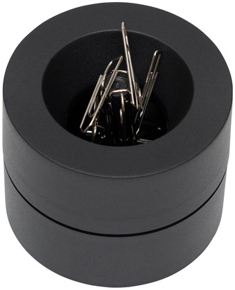 Papercliphouder MAULpro magnetisch recycled Ø73x60mm zwart-2