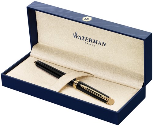 Rollerpen Waterman Hémisphère black lacquer GT fijn-2