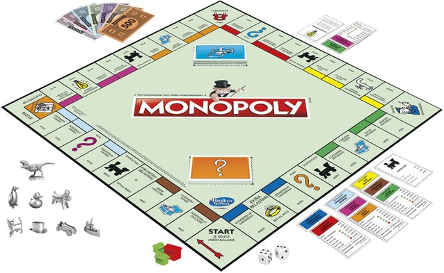Diversen Schilderen koper Spel Monopoly classic Meerkantoor