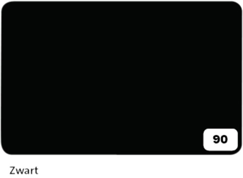 Fotokarton Folia 300gr 50x70cm 10vel 90 zwart
