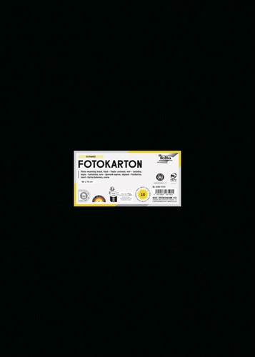 Fotokarton Folia 2zijdig 50x70cm 300gr nr90 zwart