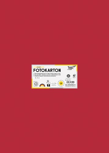 Fotokarton Folia 2zijdig 50x70cm 300gr nr20 rood