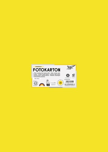 Fotokarton Folia 2zijdig 50x70cm 300gr nr14 zonnegeel
