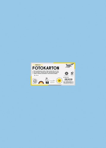 Fotokarton Folia 2zijdig 50x70cm 300gr nr30 lichtblauw